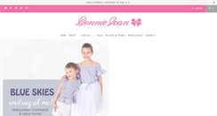 Desktop Screenshot of bonniejean.com